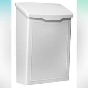 NEW - White Wall-Mounted Mailbox Perfect for home or office use. Size in picture